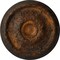 Ekena Millwork Stockport Ceiling Medallion (Fits Canopies up to 6 1/4"), Hand-Painted Rust, 28"OD x 2 3/4"P CM28STRUS - alternate 1